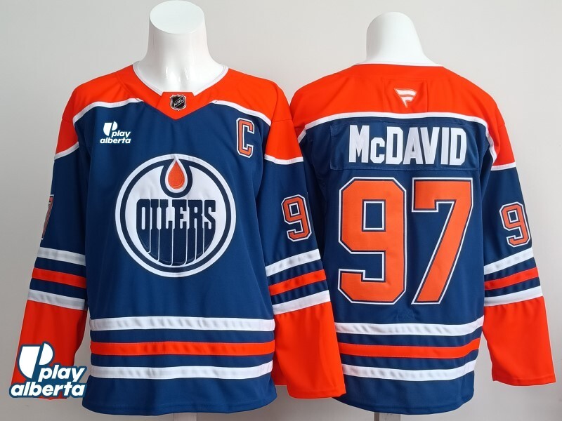 Edmonton Oilers #97 Connor McDavid Oilers Champion Edition Style 3 Hockey Jersey hockey jersey product view 1
