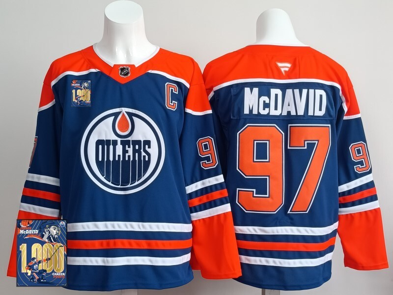 Edmonton Oilers #97 Connor McDavid Oilers Champion Edition Style 8 Hockey Jersey hockey jersey product view 1