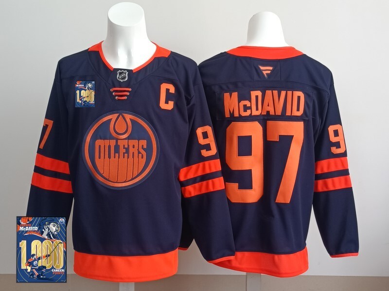 Edmonton Oilers #97 Connor McDavid Oilers Champion Edition Style 9 Hockey Jersey hockey jersey product view 1