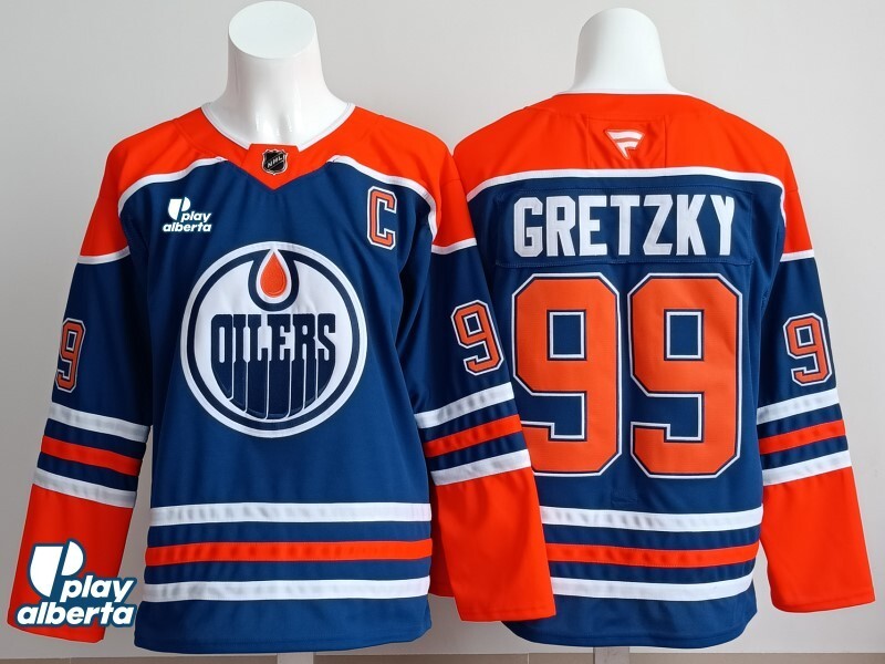 Edmonton Oilers #99 Wayne Gretzky Oilers Champion Edition Style 3 Hockey Jersey hockey jersey product view 1