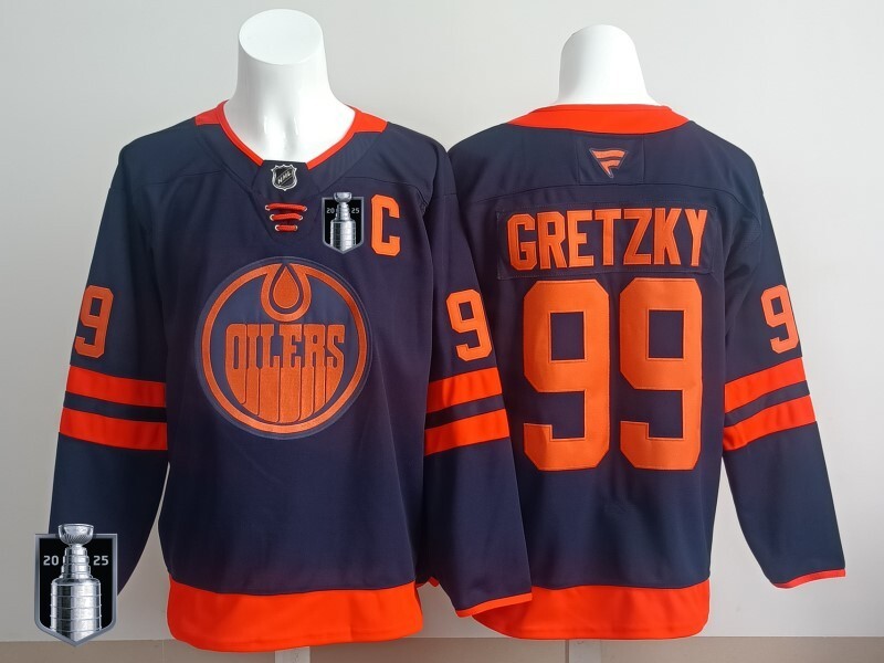 Edmonton Oilers #99 Wayne Gretzky Oilers Champion Edition Style 8 Hockey Jersey hockey jersey product view 1