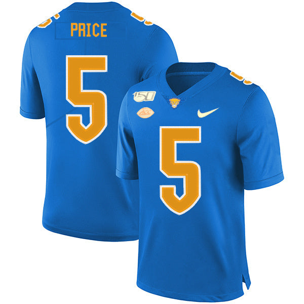 Ejuan Price 5 Blue College Football Jersey football jersey product view 1