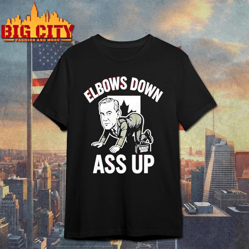 Elbows Down Ass Up Canada Flag Shirt Unisex T-shirt, Sweatshirt, Hoodie, Long Sleeve Tee - T-Shirt, Sweatshirt, Hoodie