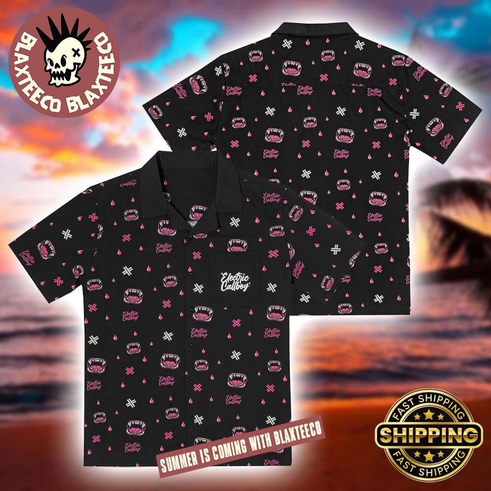Electric Callboy Here For Blood Summer 2026 Hawaiian Shirt Unisex T-shirt, Sweatshirt, Hoodie, Long Sleeve Tee - T-Shirt, Sweatshirt, Hoodie