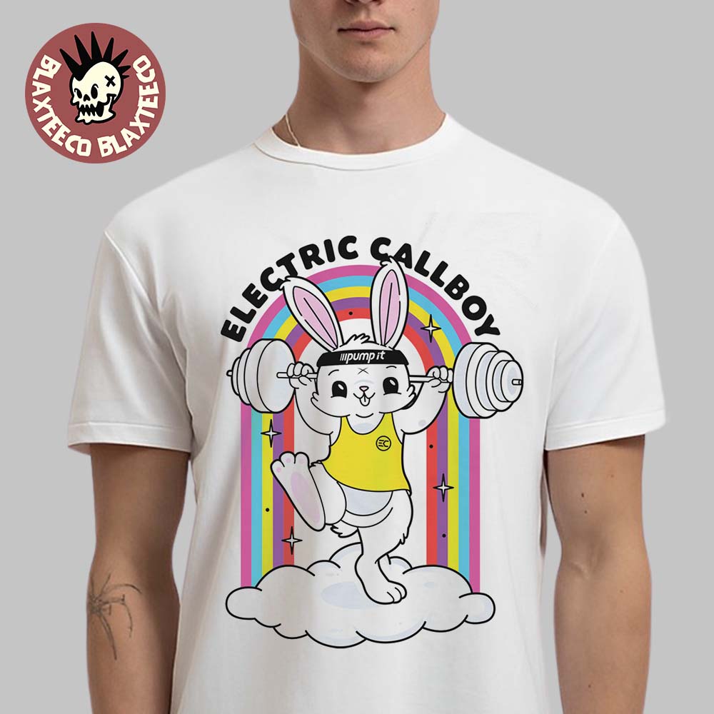 Electric Callboy Merch Pump It Bunny T-Shirt Unisex T-shirt, Sweatshirt, Hoodie, Long Sleeve Tee - T-Shirt, Sweatshirt, Hoodie