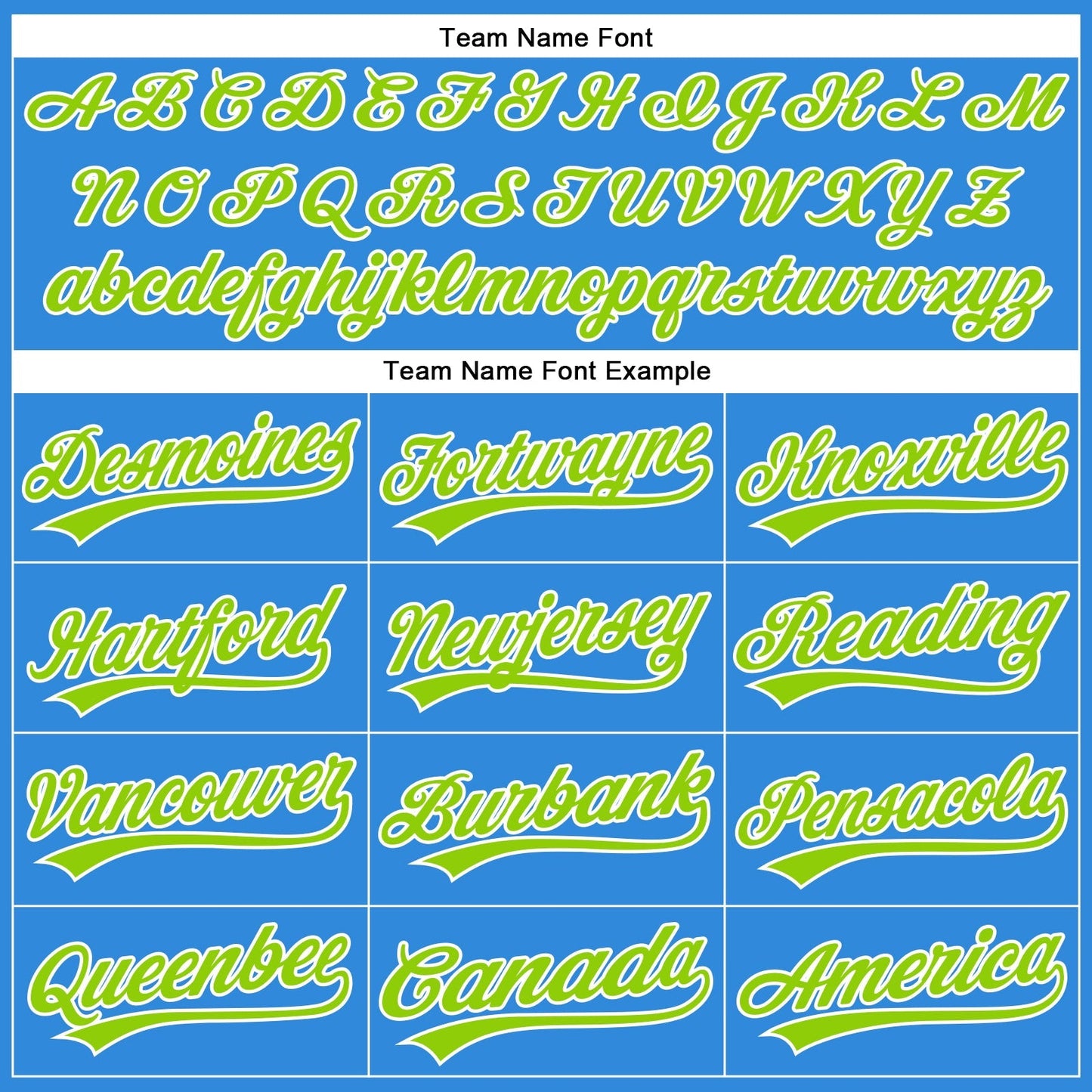 Custom Electric Blue Neon Green-White Authentic Baseball Jersey baseball jersey product view 4