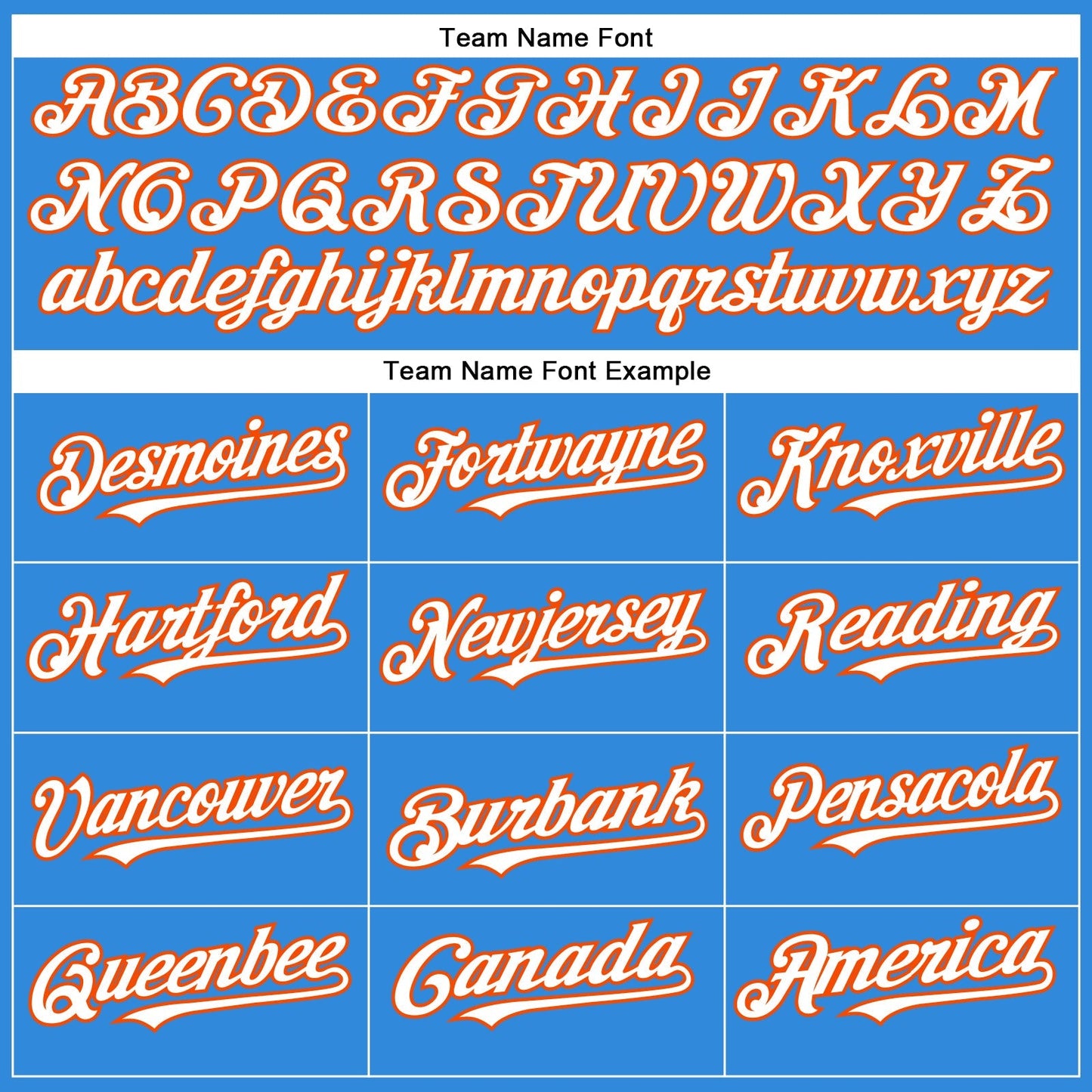 Custom Electric Blue White-Orange Authentic Baseball Jersey baseball jersey product view 4