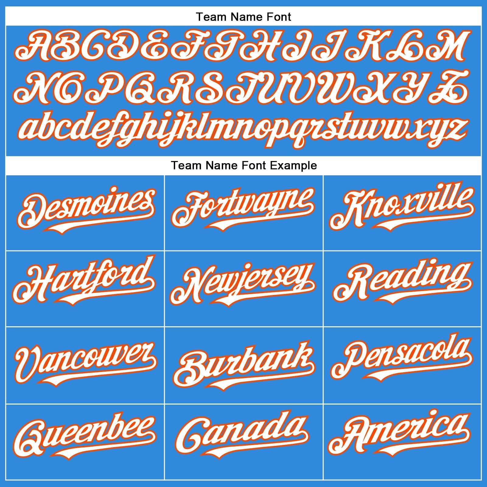 Custom Electric Blue White-Orange Authentic Baseball Jersey baseball jersey product view 4