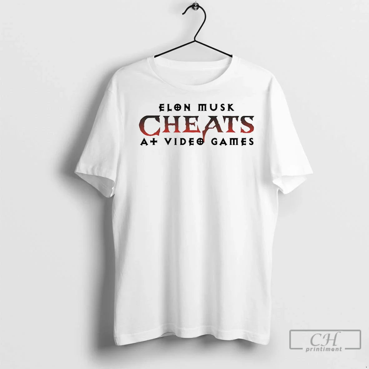 Elon Musk Cheats At Video Games T Shirts Unisex T-shirt, Sweatshirt, Hoodie, Long Sleeve Tee - T-Shirt, Sweatshirt, Hoodie
