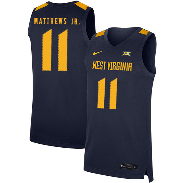 Emmitt Matthews Jr.11 Navy College Football Jersey football jersey product view 1