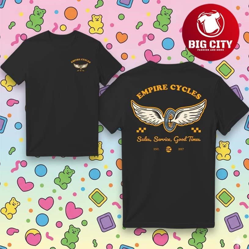Empire Cycles Winged Wheel 2025 Two Sided Shirt Unisex T-shirt, Sweatshirt, Hoodie, Long Sleeve Tee - T-Shirt, Sweatshirt, Hoodie