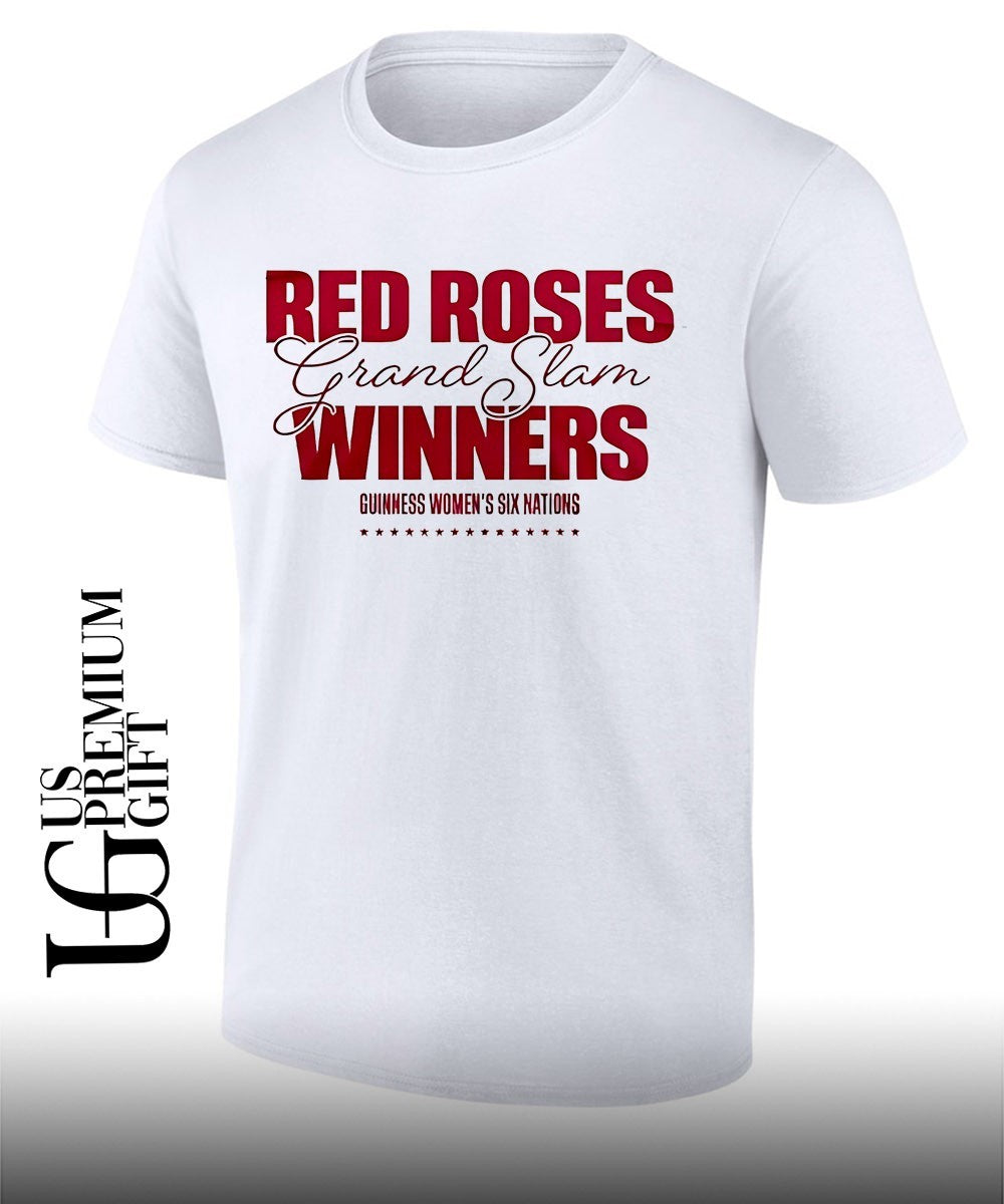England Red Roses 2026 Guinness Womens Six Nations Champions shirt Unisex T-shirt, Sweatshirt, Hoodie, Long Sleeve Tee - T-Shirt, Sweatshirt, Hoodie