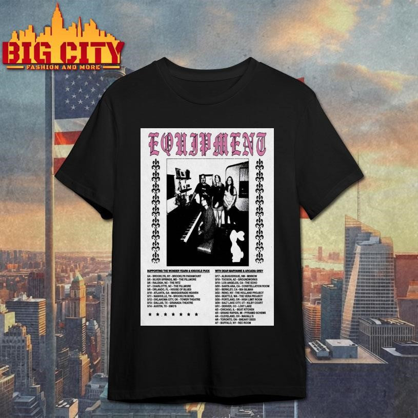 Equipment Spring 2026 Shows Poster Shirt Unisex T-shirt, Sweatshirt, Hoodie, Long Sleeve Tee - T-Shirt, Sweatshirt, Hoodie