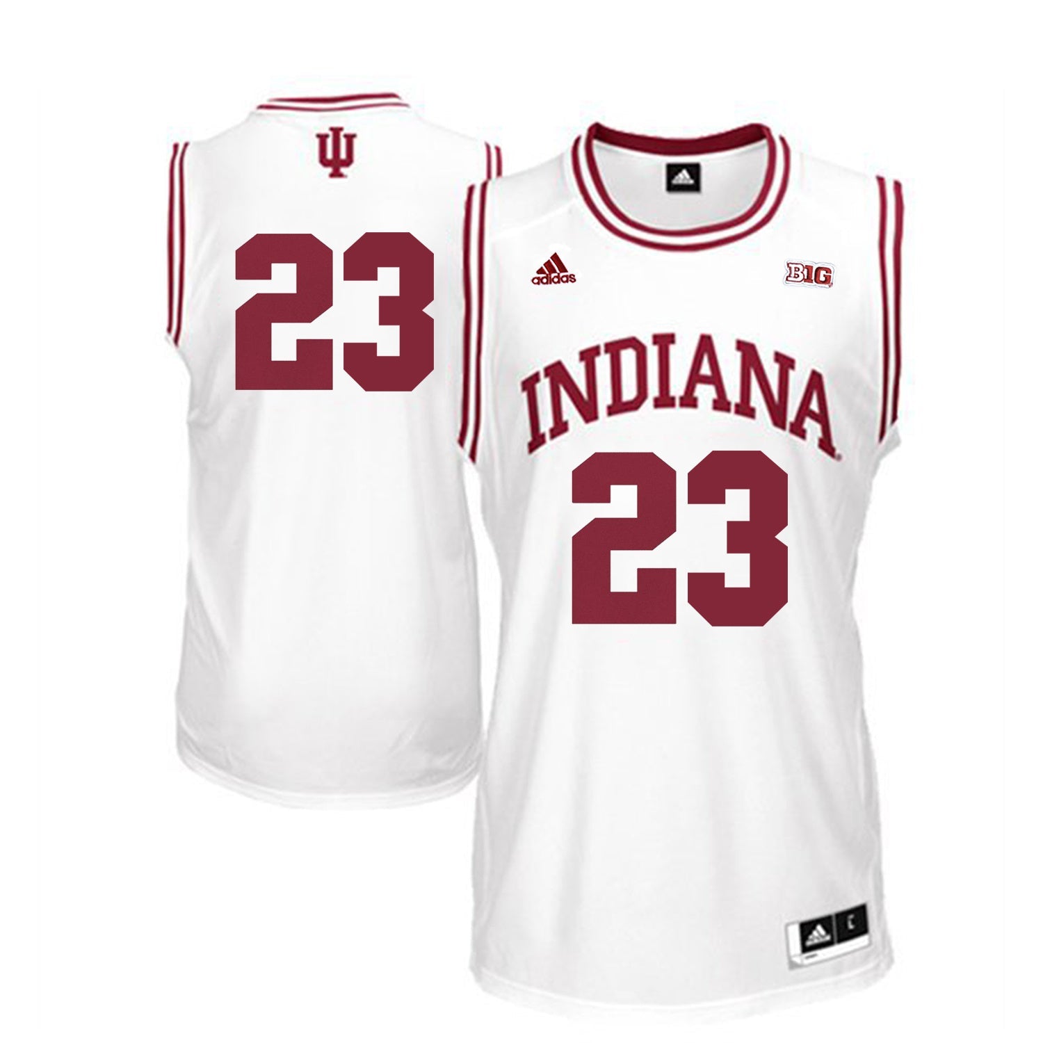 Eric Gordon 23 White College Football Jersey football jersey product view 1