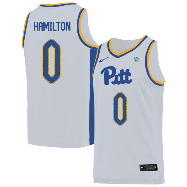 Eric Hamilton 0 White College Football Jersey football jersey product view 1