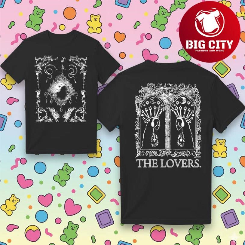 Erin LeCount The Lovers 2025 Two Sided Shirt Unisex T-shirt, Sweatshirt, Hoodie, Long Sleeve Tee - T-Shirt, Sweatshirt, Hoodie