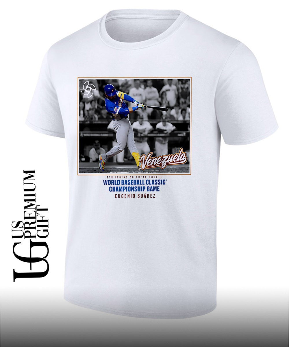 Eugenio Surez Venezuela 2026 World Baseball Classic Championship Game shirt Unisex T-shirt, Sweatshirt, Hoodie, Long Sleeve Tee - T-Shirt, Sweatshirt, Hoodie