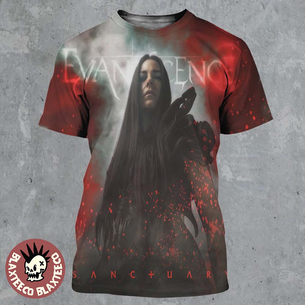 Evanescence Sanctuary Album Cover All Over Print Shirt Unisex T-shirt, Sweatshirt, Hoodie, Long Sleeve Tee - T-Shirt, Sweatshirt, Hoodie