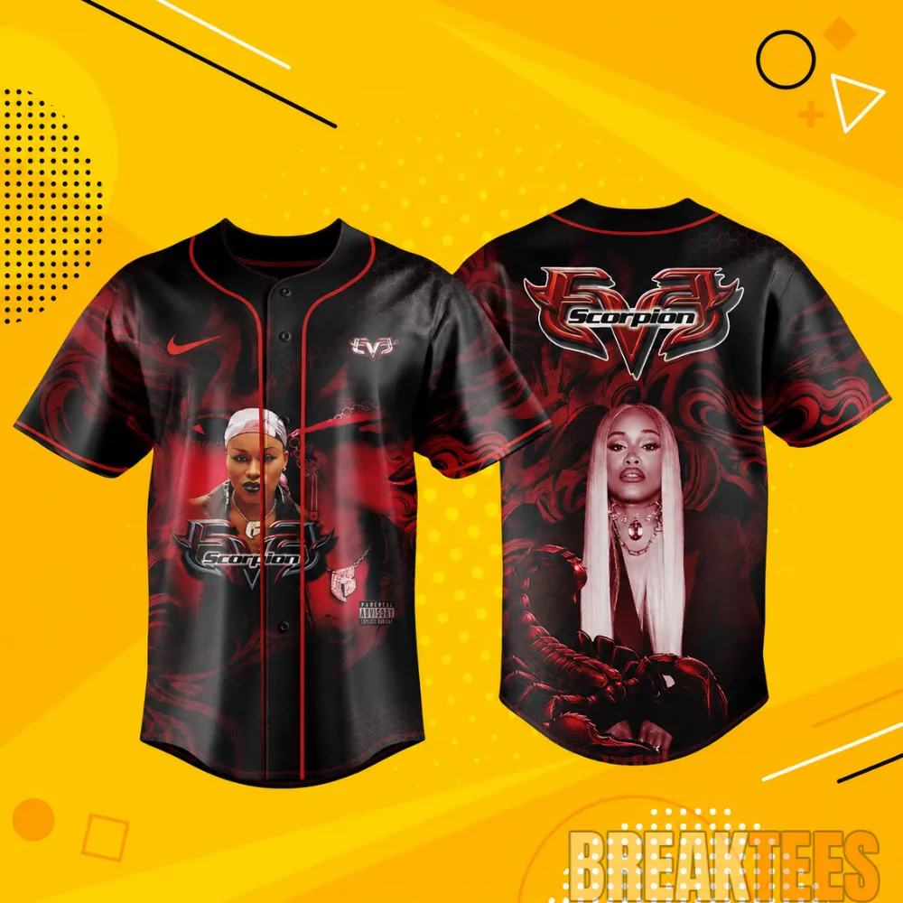 Eve Scorpion Hip Hop Baseball Jersey Unisex T-shirt, Sweatshirt, Hoodie, Long Sleeve Tee - T-Shirt, Sweatshirt, Hoodie