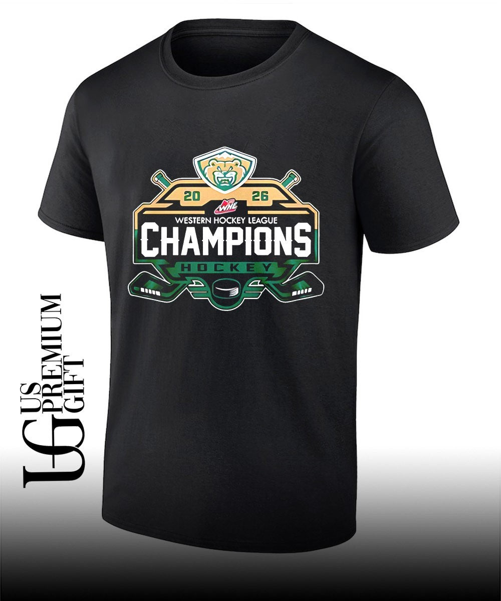 Everett Silvertips 2026 Western Hockey League Champions shirt Unisex T-shirt, Sweatshirt, Hoodie, Long Sleeve Tee - T-Shirt, Sweatshirt, Hoodie