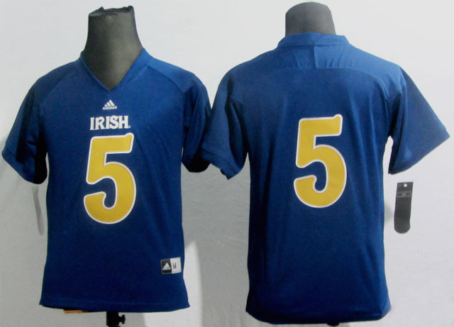 Everett Golson #5 Trefoil Youth College Football Jersey football jersey product view 1