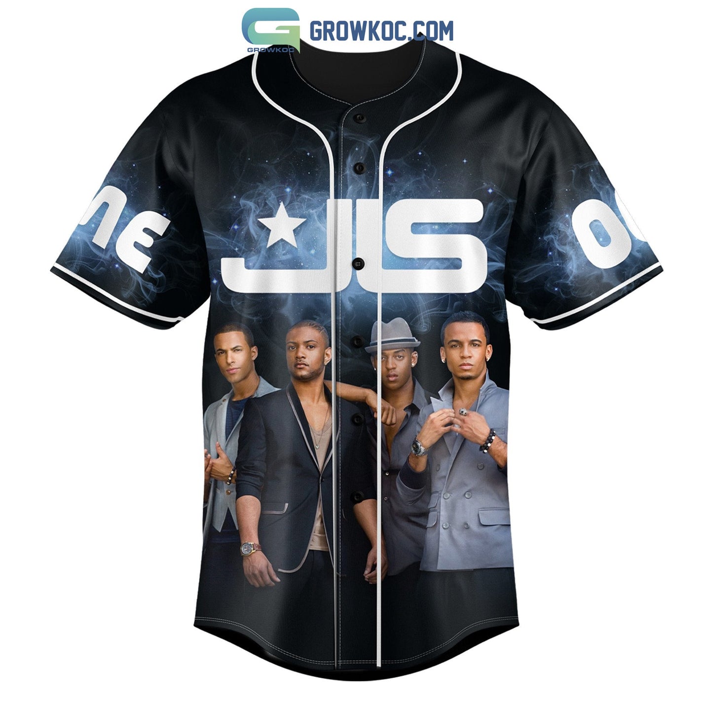 Everybody Say JLS The Hits Tour Personalized Baseball Jersey baseball jersey product view 3