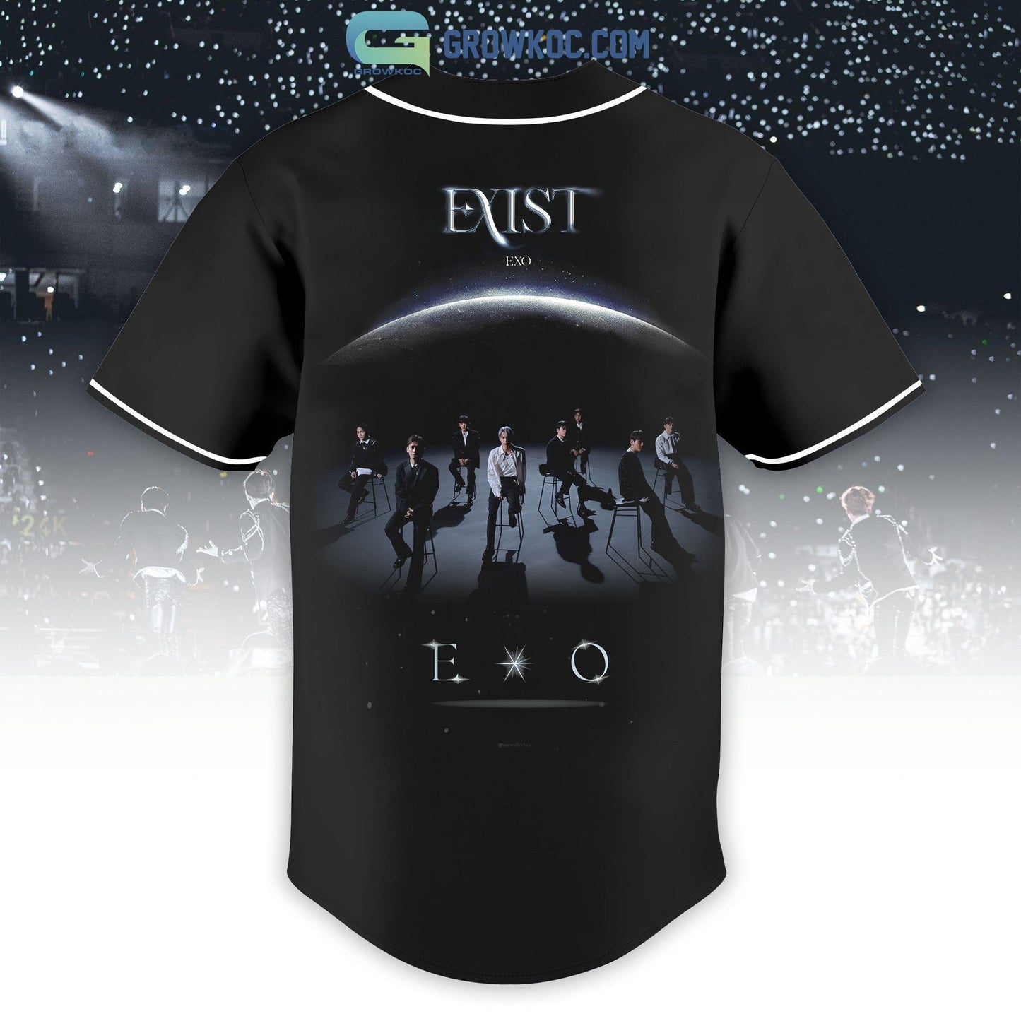 Exist Exo 2023 Baseball Jersey baseball jersey product view 3