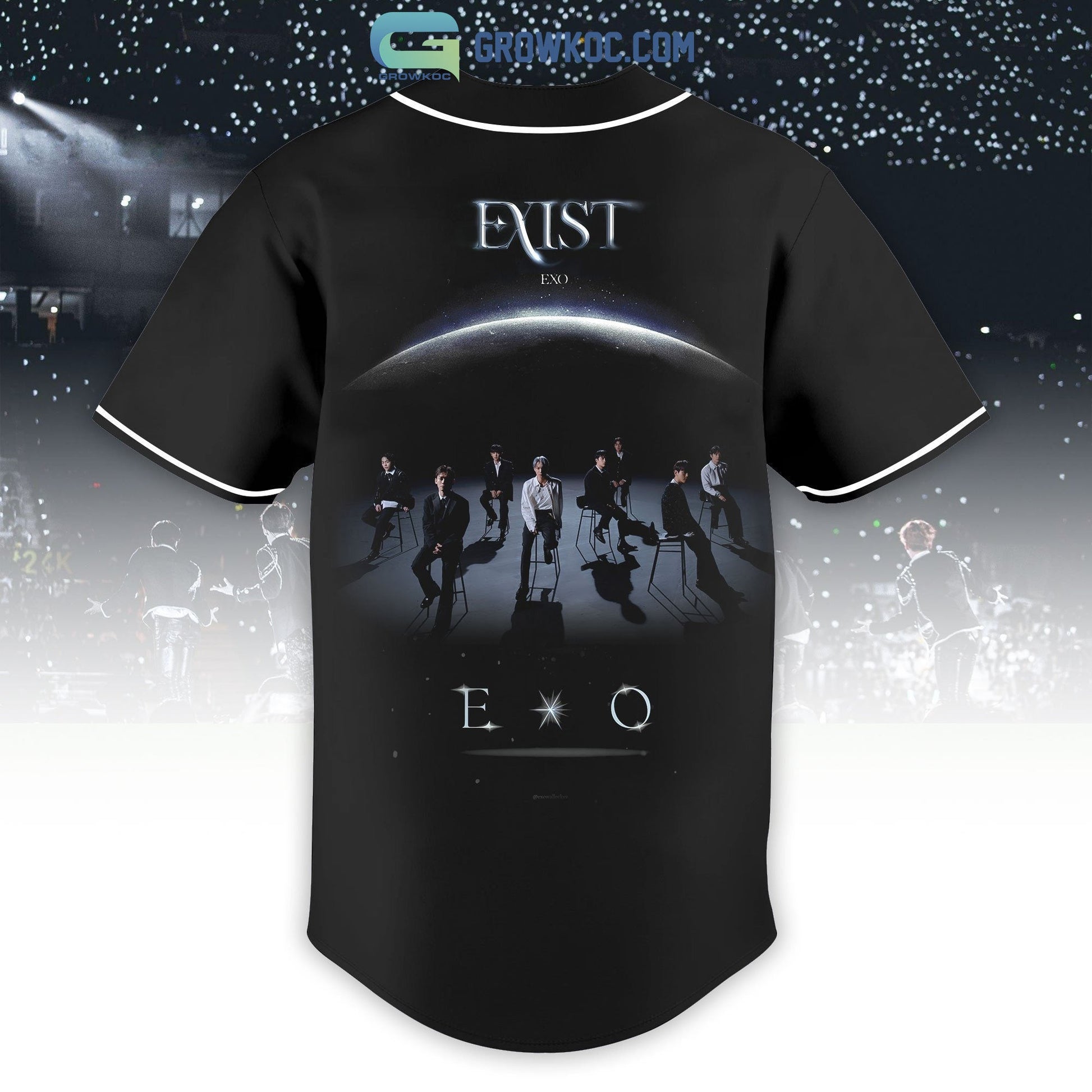 Exist Exo 2023 Baseball Jersey baseball jersey product view 3