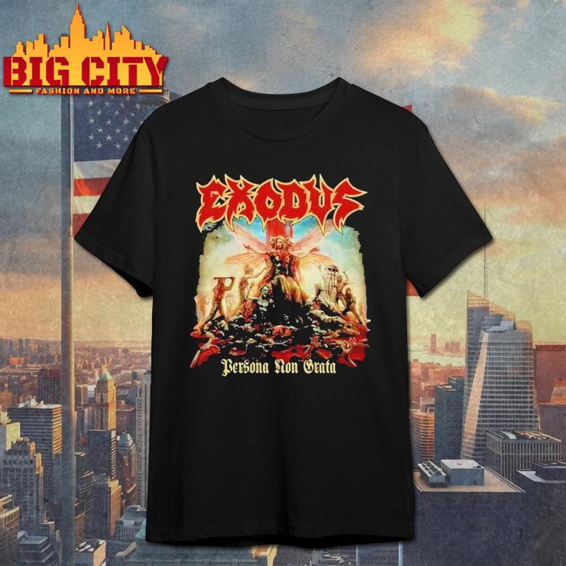 Exodus Persona Non Grata 2021 Graphic Shirt Unisex T-shirt, Sweatshirt, Hoodie, Long Sleeve Tee - T-Shirt, Sweatshirt, Hoodie