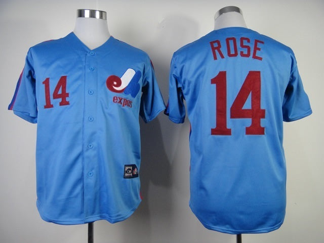 Expos 14 Style 2 Baseball Jersey baseball jersey product view 1