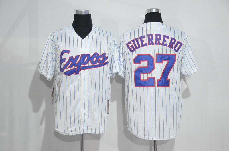 Expos 27 Style 1 Baseball Jersey baseball jersey product view 1