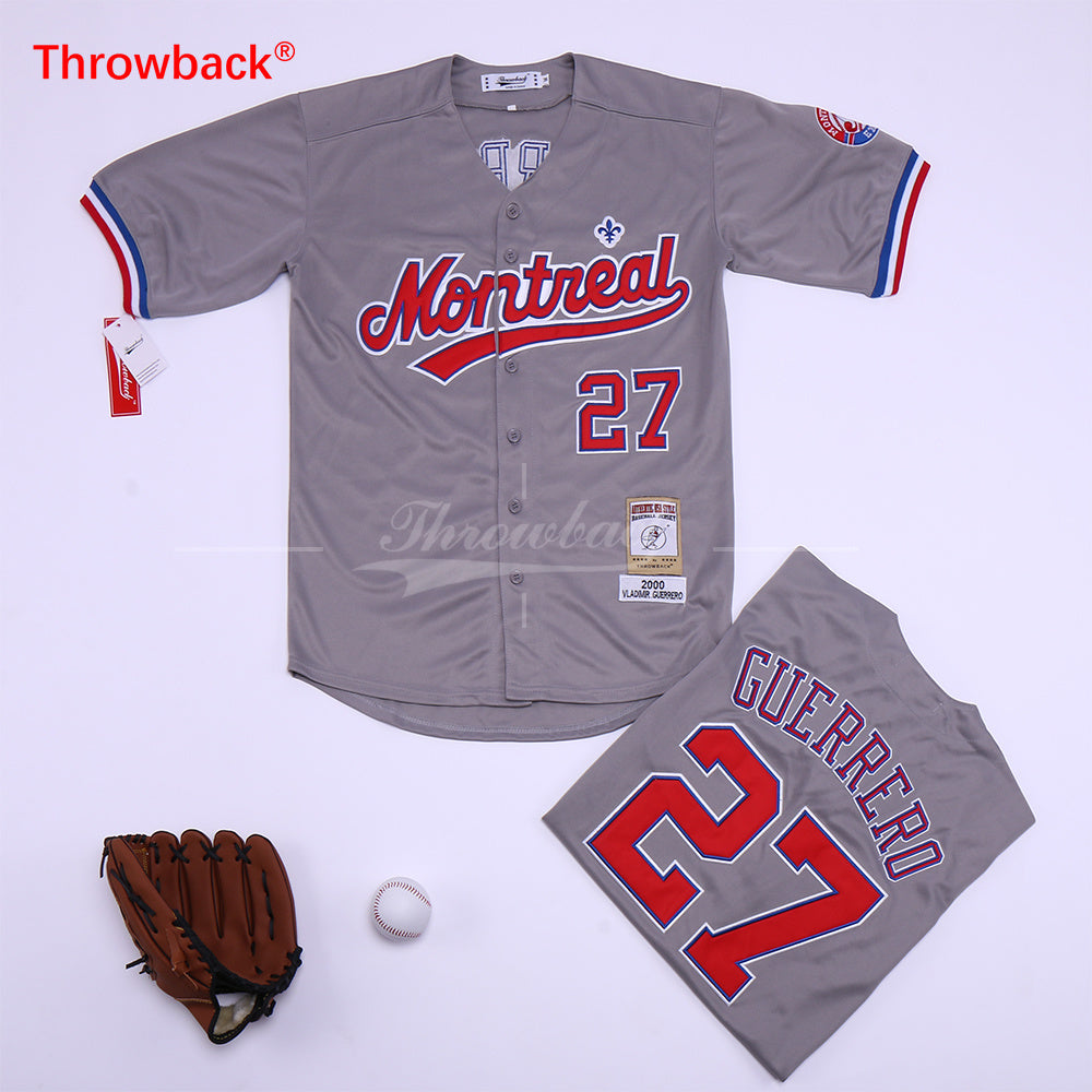 Expos 27 Style 2 Baseball Jersey baseball jersey product view 1