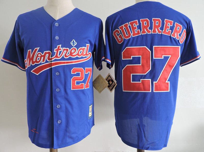 Expos 27 Style 4 Baseball Jersey baseball jersey product view 1