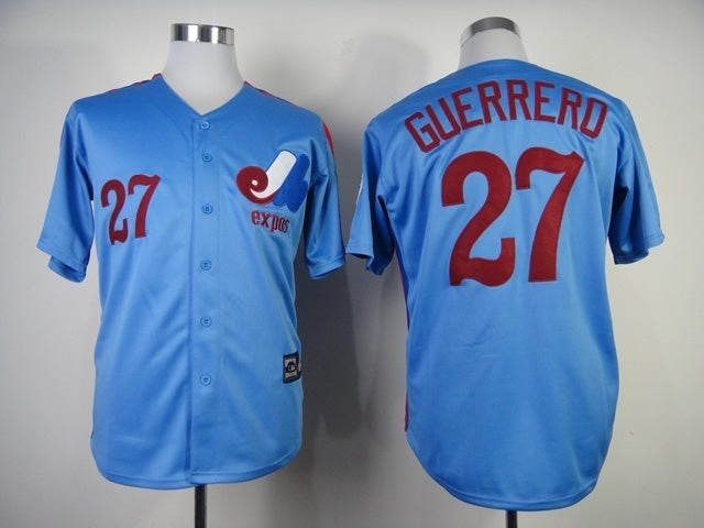 Expos 27 Style 5 Baseball Jersey baseball jersey product view 1