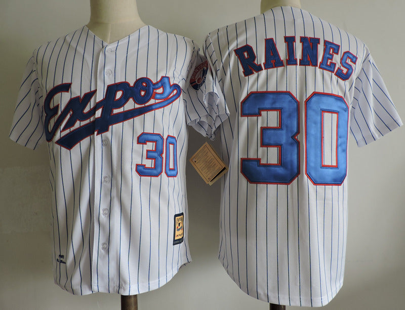 Expos 30 Style 2 Baseball Jersey baseball jersey product view 1