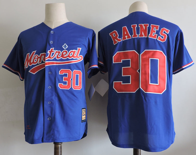 Expos 30 Style 4 Baseball Jersey baseball jersey product view 1