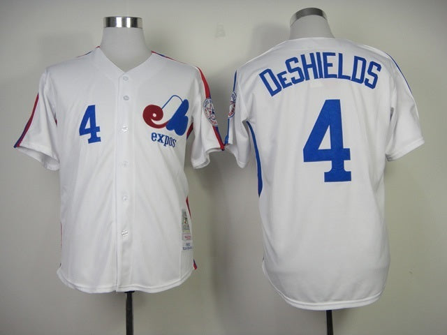 Expos 4 Baseball Jersey baseball jersey product view 1