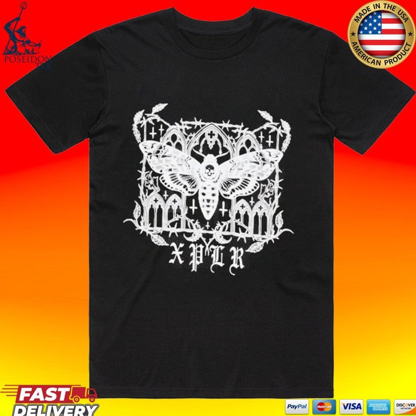 Xplr Deaths Head T-shirt Unisex T-shirt, Sweatshirt, Hoodie, Long Sleeve Tee - T-Shirt, Sweatshirt, Hoodie