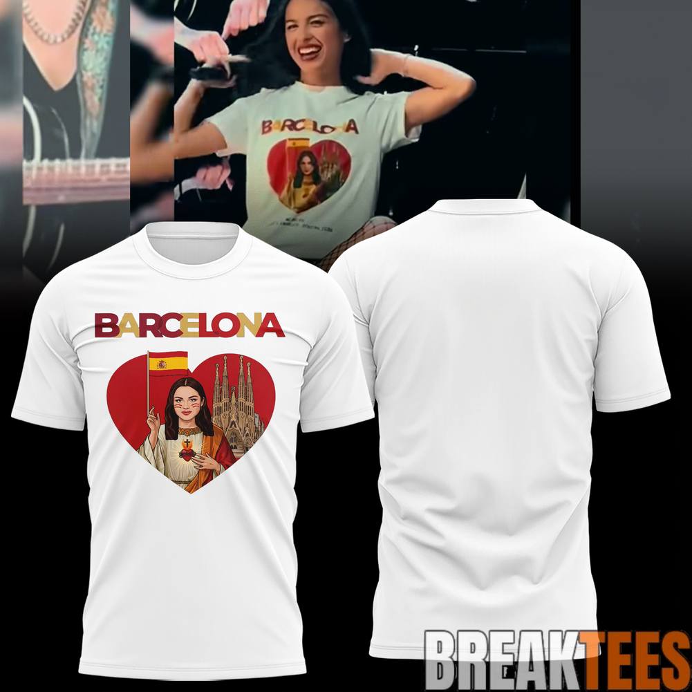 FC Barcelona x Olivia Rodrigo T-Shirt Unisex T-shirt, Sweatshirt, Hoodie, Long Sleeve Tee - T-Shirt, Sweatshirt, Hoodie