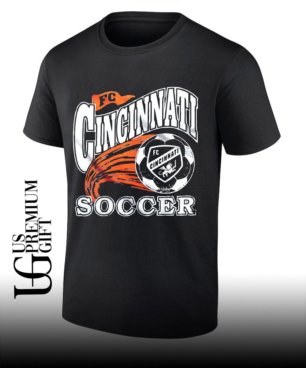 FC Cincinnati Soccer Ball graphic shirt Unisex T-shirt, Sweatshirt, Hoodie, Long Sleeve Tee - T-Shirt, Sweatshirt, Hoodie