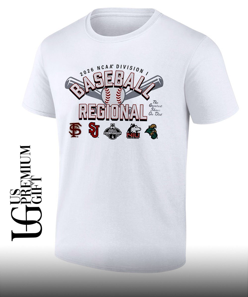 FSU and St. Johns University and Northern Illinois University and Coastal Carolina Chanticleers Baseball Regional Division I NCAA 2026 shirt - T-Shirt, Sweatshirt, Hoodie