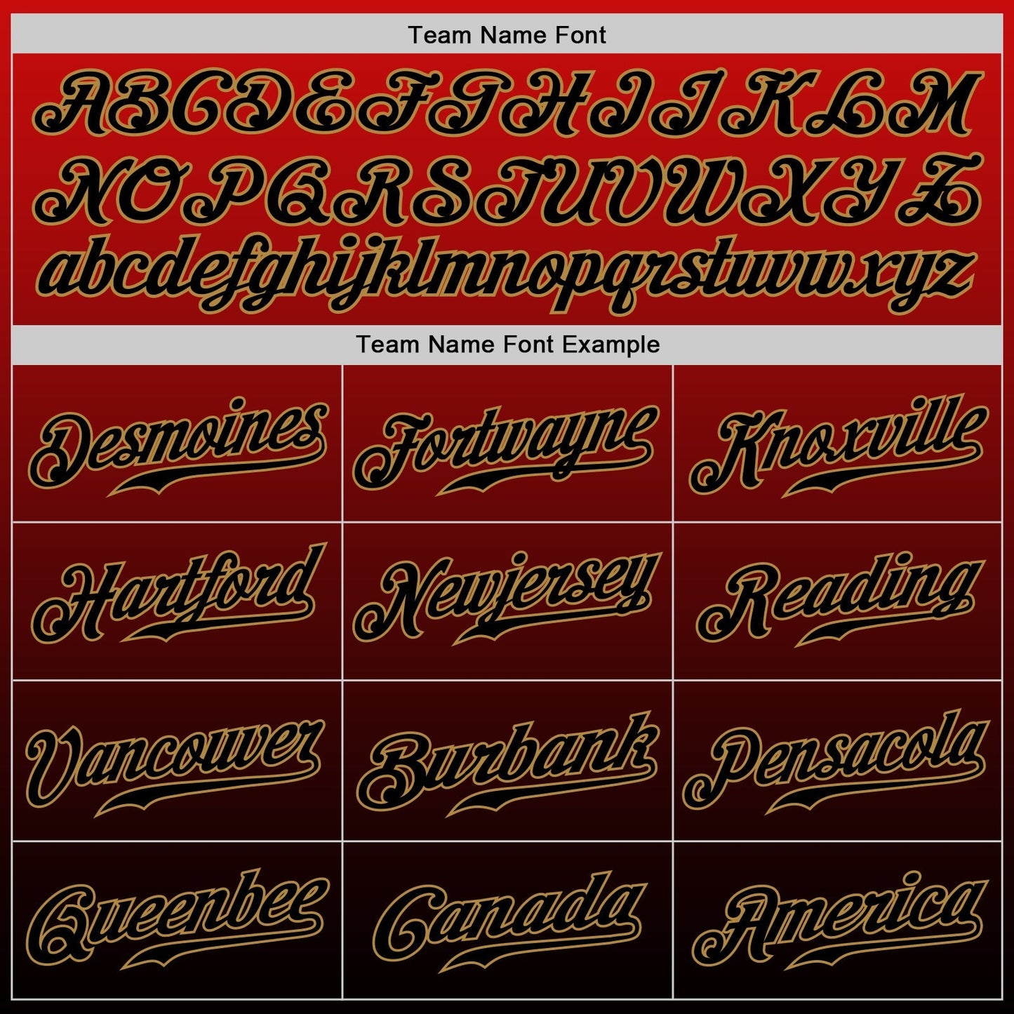 Custom Red Black-Old Gold Authentic Fade Fashion Baseball Jersey baseball jersey product view 5