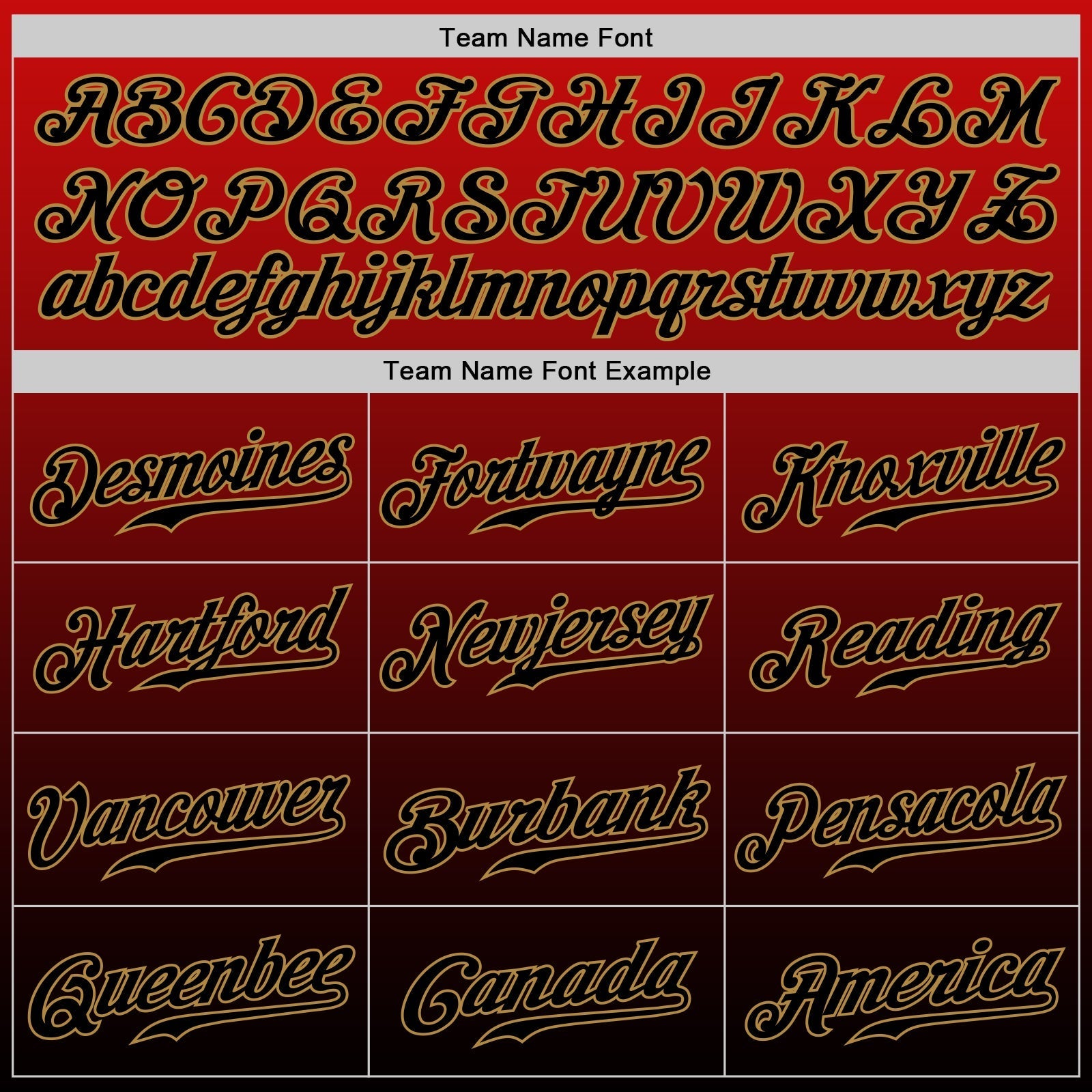 Custom Red Black-Old Gold Authentic Fade Fashion Baseball Jersey baseball jersey product view 5