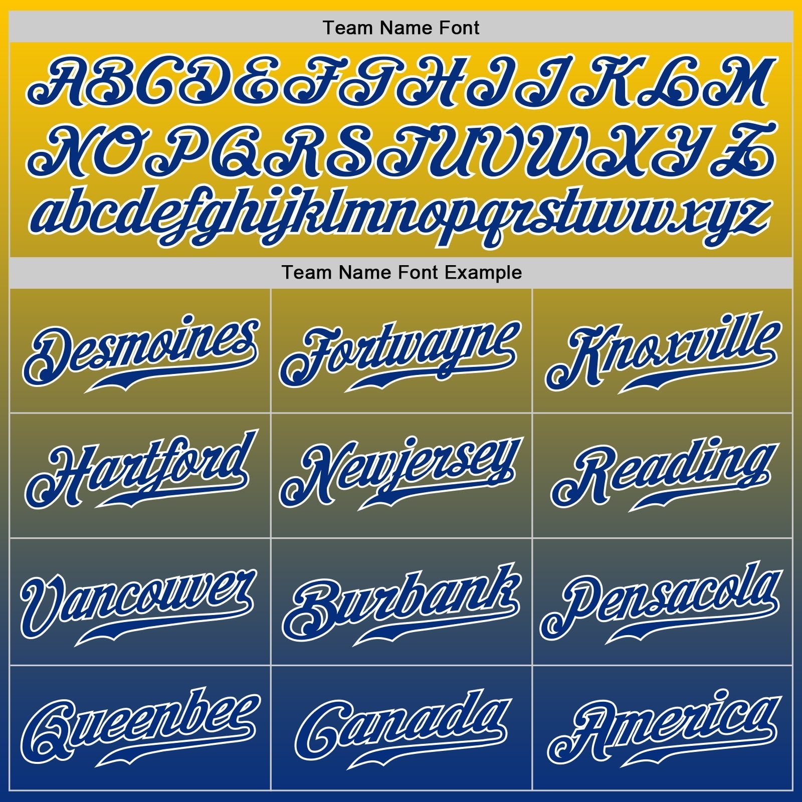 Custom Yellow Royal-White Authentic Fade Fashion Baseball Jersey baseball jersey product view 5