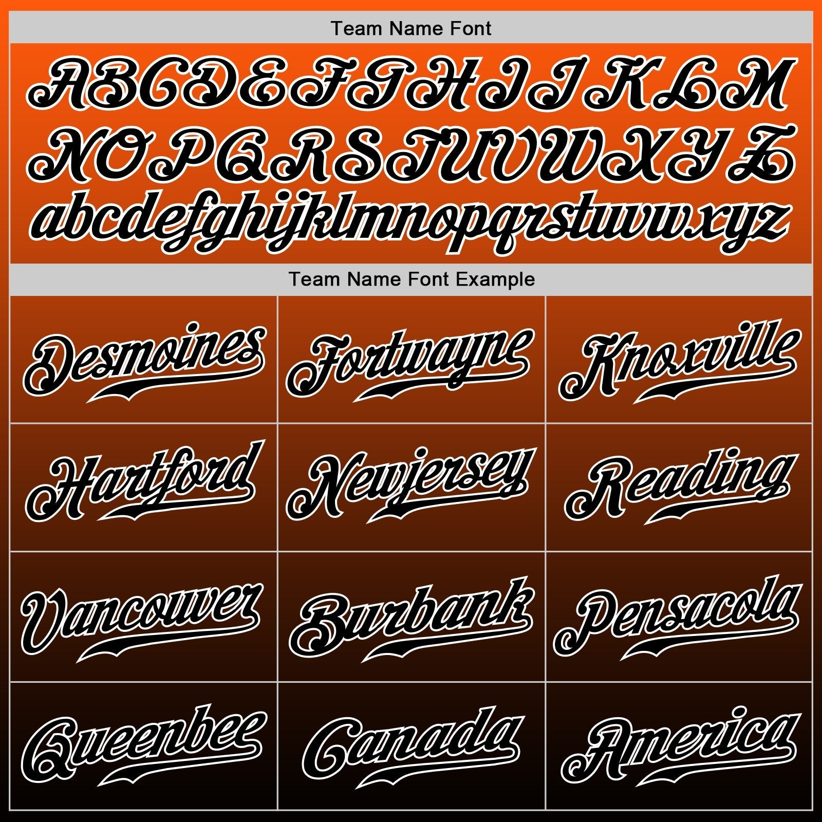 Custom Orange Black-White Authentic Fade Fashion Baseball Jersey baseball jersey product view 5