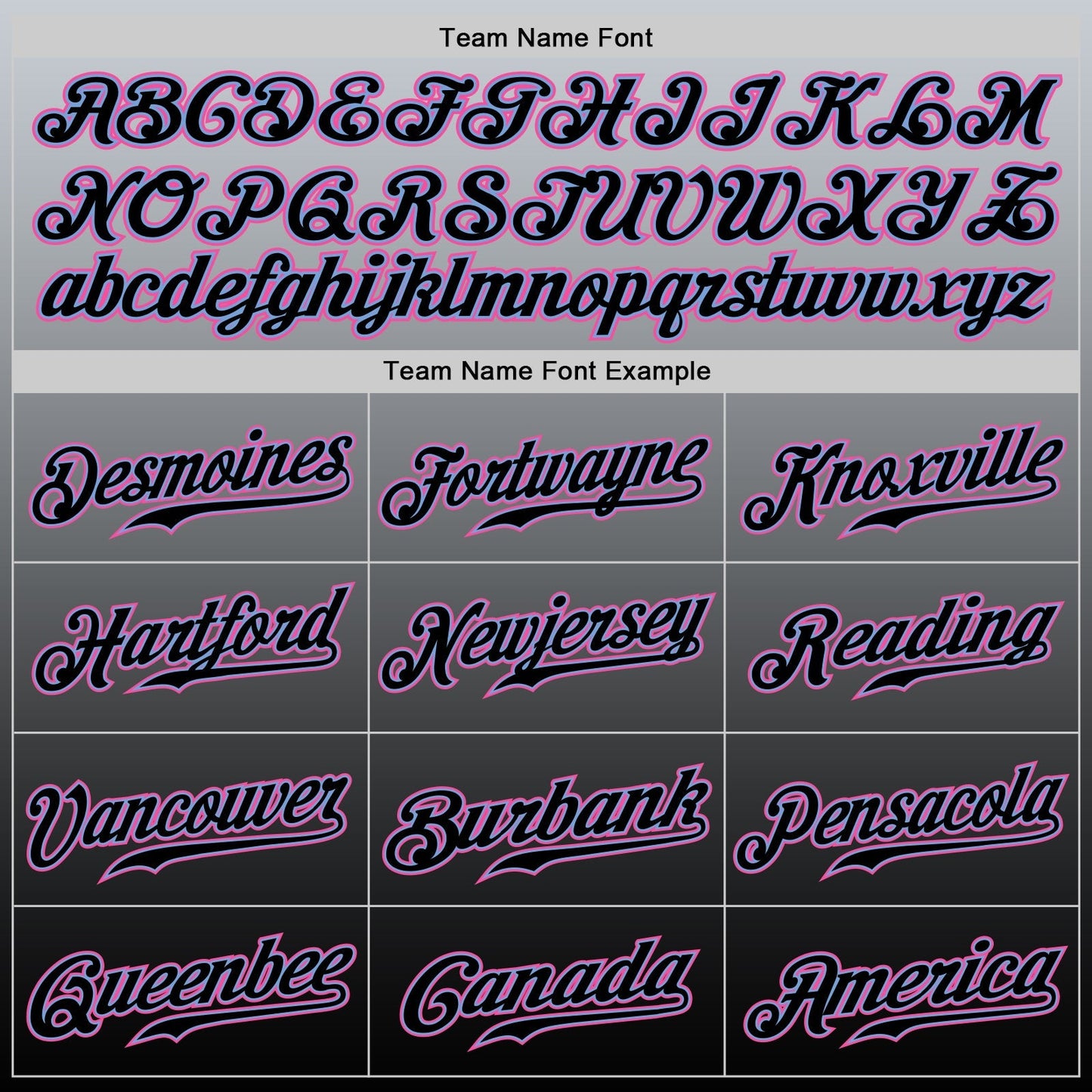 Custom Gray Pink-Black Authentic Fade Fashion Baseball Jersey baseball jersey product view 5