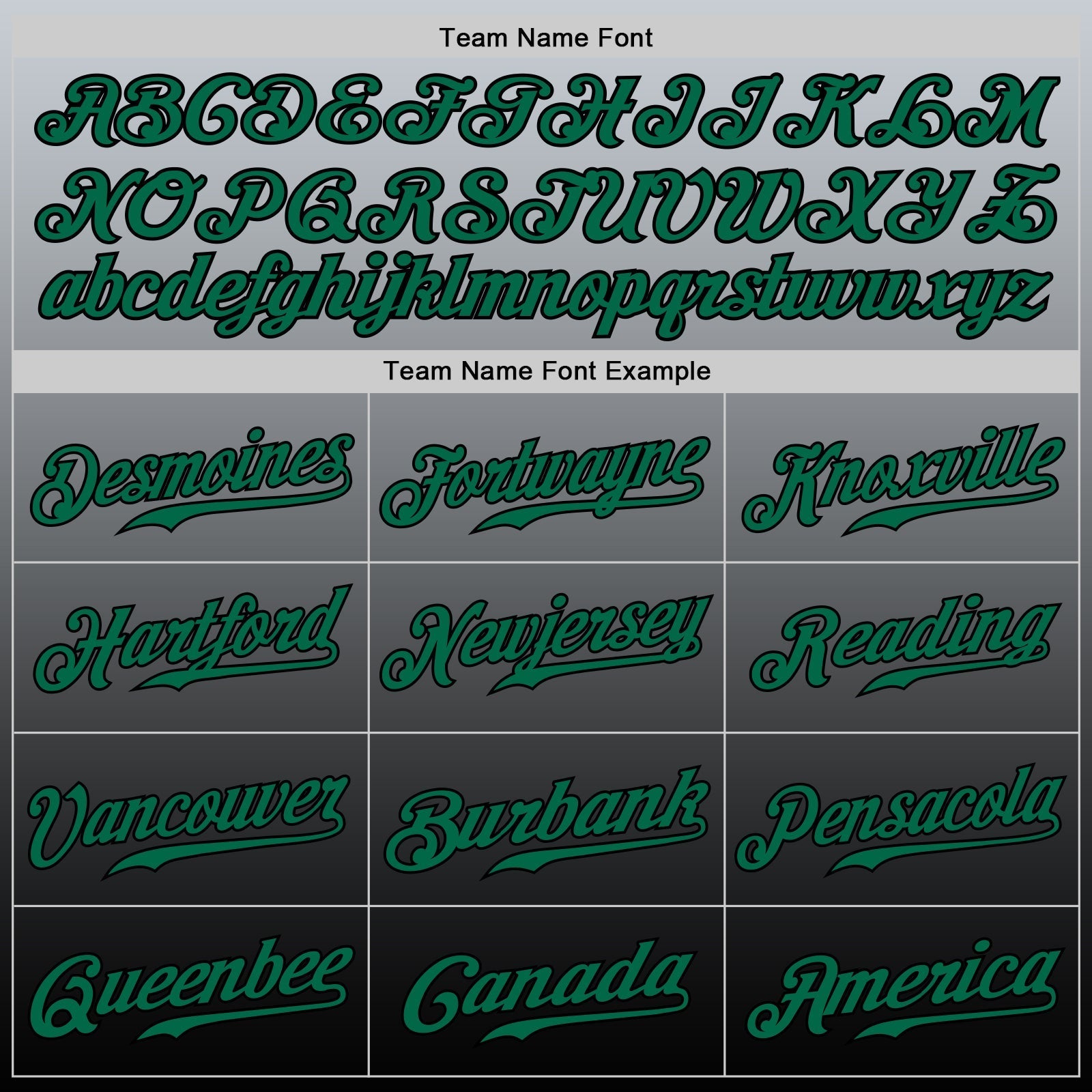 Custom Gray Kelly Green-Black Authentic Fade Fashion Baseball Jersey baseball jersey product view 5