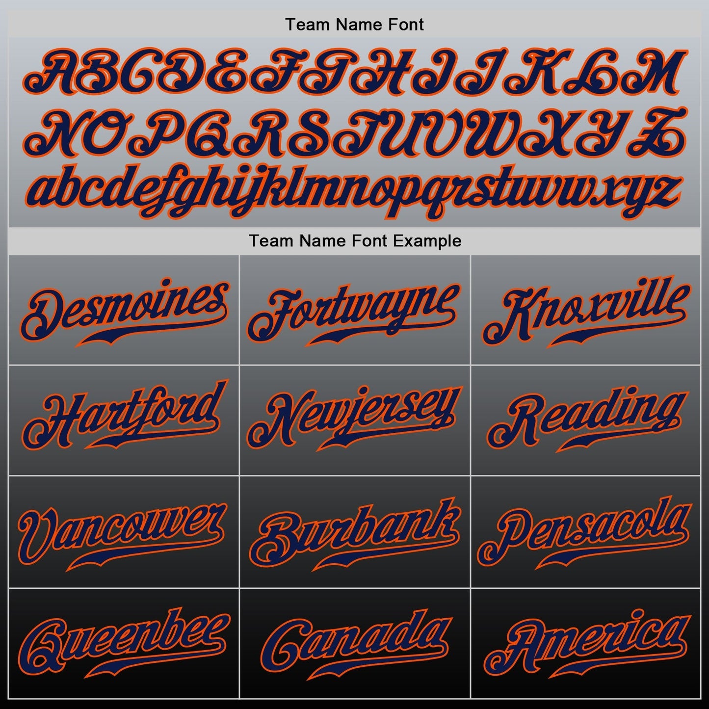Custom Gray Orange-Navy Authentic Fade Fashion Baseball Jersey baseball jersey product view 5
