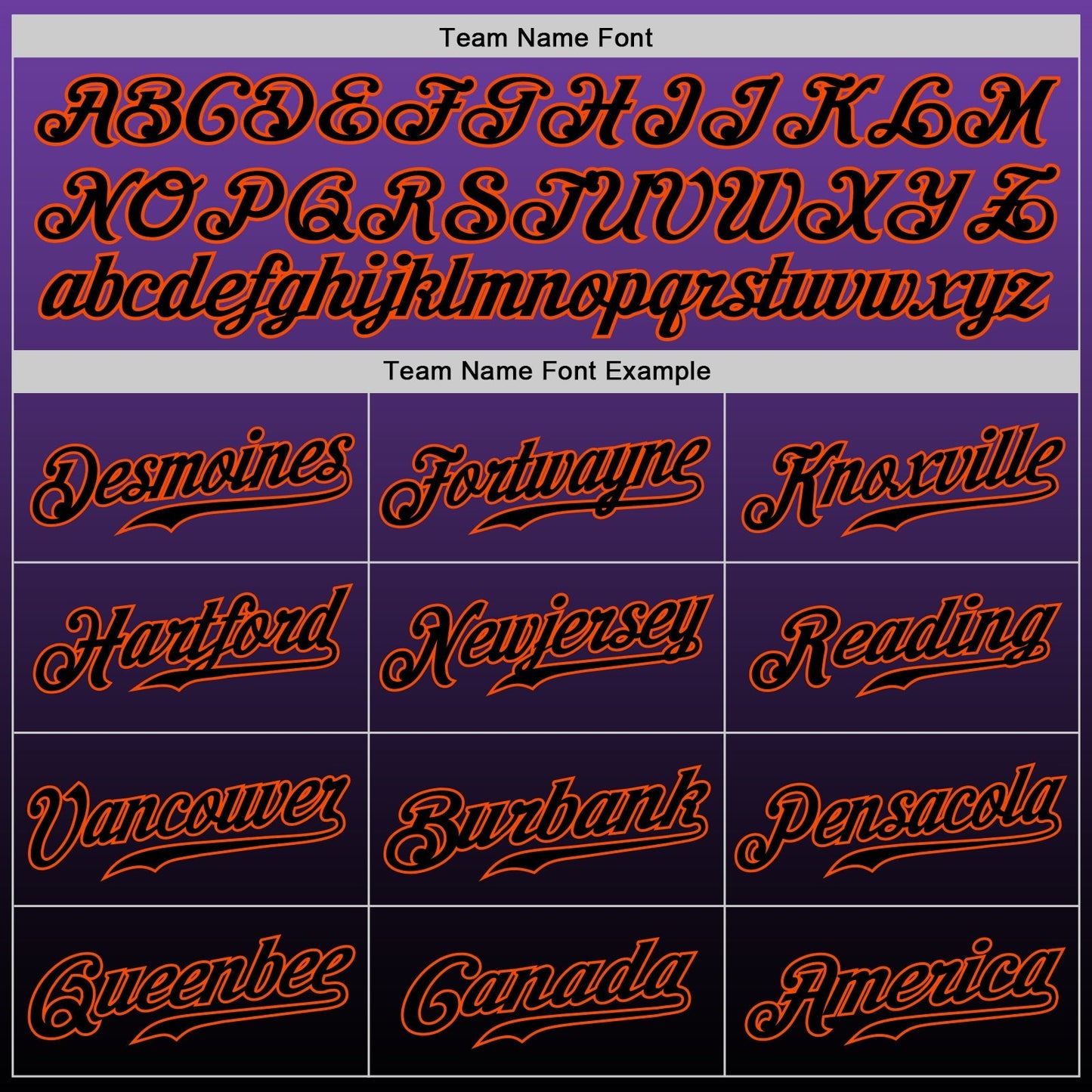 Custom Purple Black-Orange Authentic Fade Fashion Baseball Jersey baseball jersey product view 5