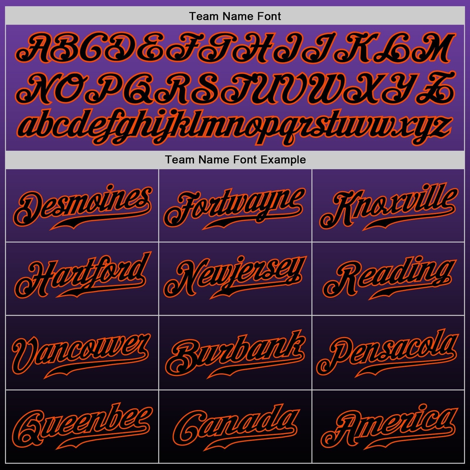Custom Purple Black-Orange Authentic Fade Fashion Baseball Jersey baseball jersey product view 5